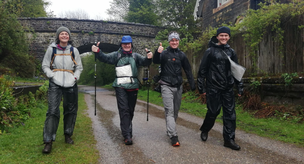 True Grit Challenge team on Monsal Trail