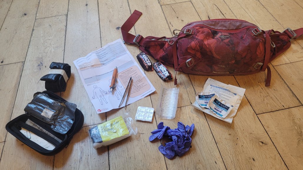 Summer MTB first aid kit