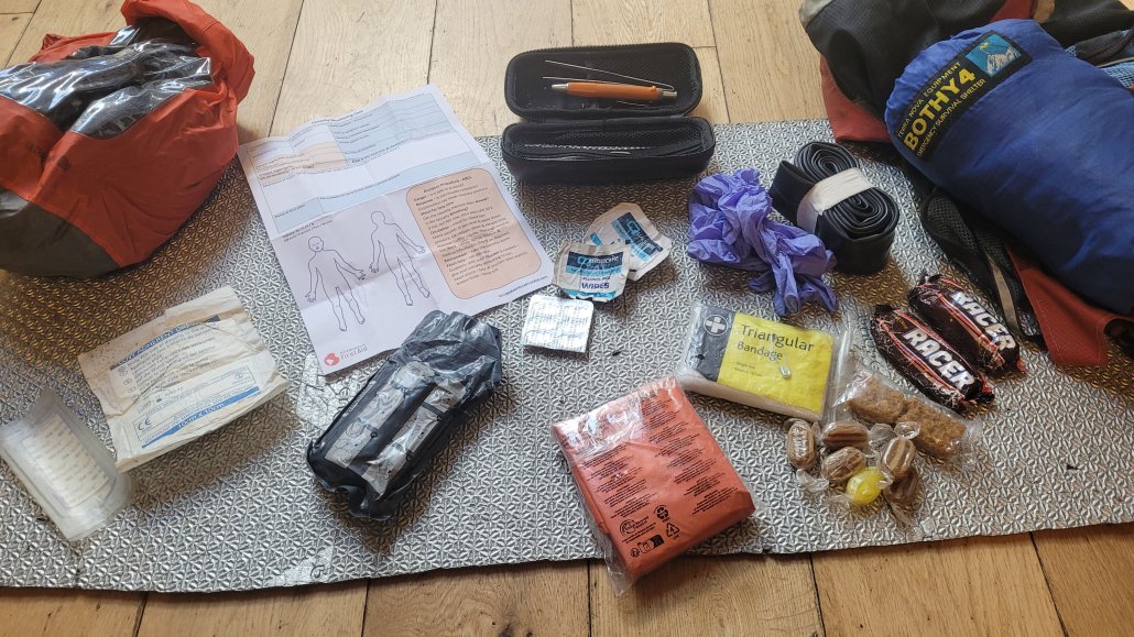 winter first aid kit for mountain biking