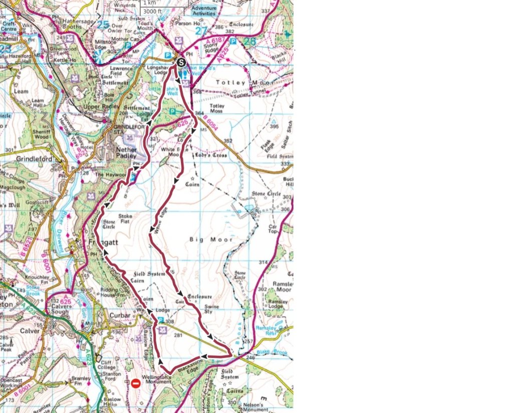 UOSBW training walk 2026 map image 2